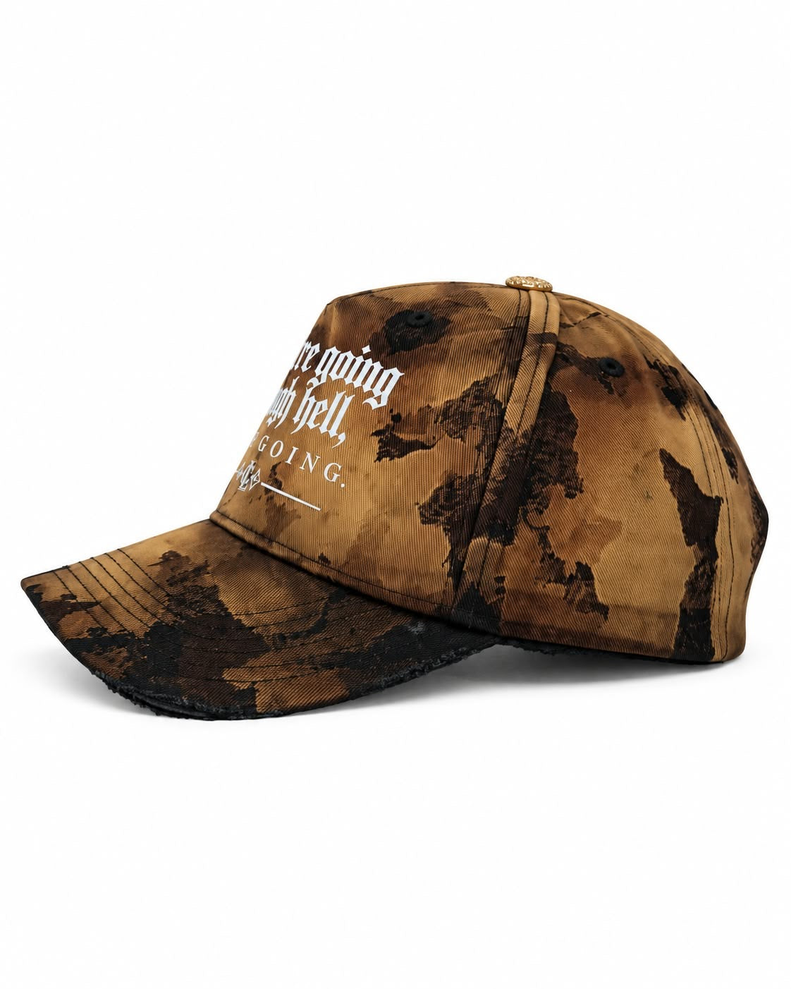 CL KEEP GOING HAT - TAN & BLACK