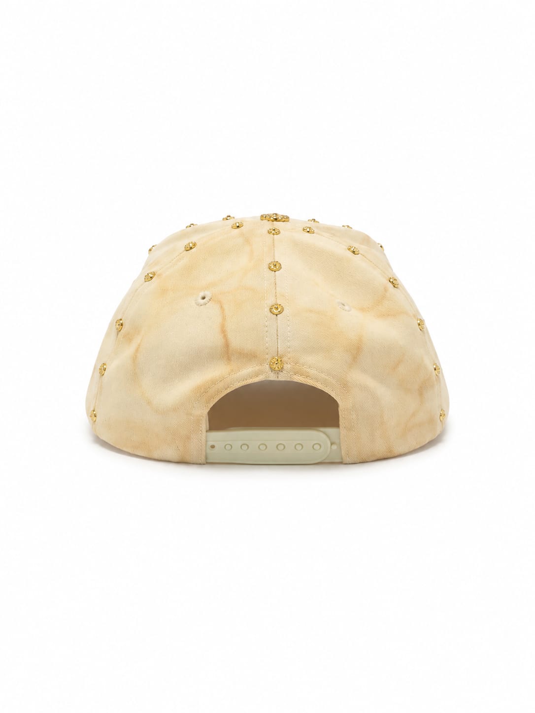 Marbled Cream / Gold Studs