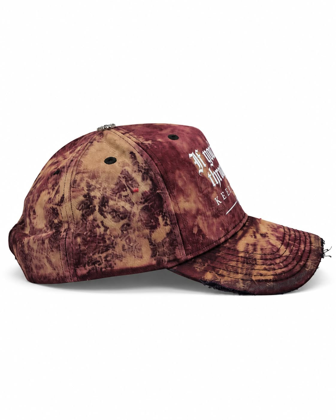 CL KEEP GOING HAT - MAROON & TAN
